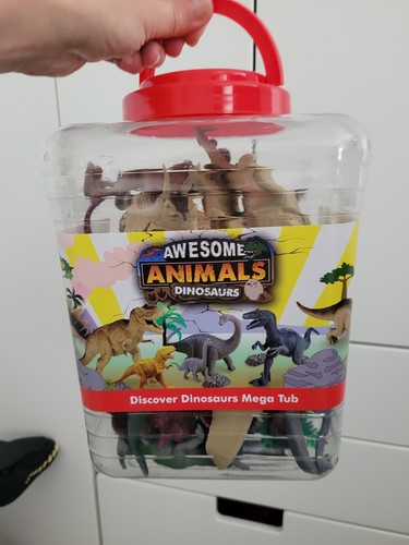 Plastic toy dinosaurs - plastic, bundle