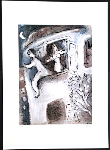 Marc chagall david saved by - -,