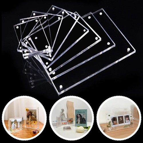 Acrylic magnetic photo frame - acrylic,
