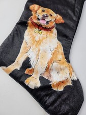  Christmas 20' Stocking  "Don't Stop Retrievin'" Golden Retriever 