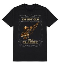 Mens saxophone shirt not - t-shirt,