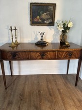 Vintage Mahogany Console Table