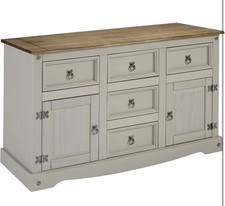 Corona sideboard grey - grey, painted