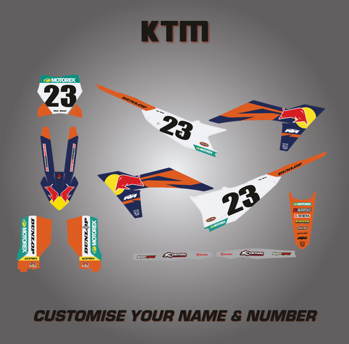 Custom ktm graphics sxf - custom, mx