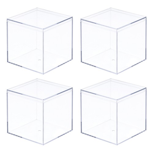 Clear acrylic storage box - 4,