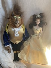Disney Parks Special Edition Belle & Beast Doll Set – Vintage, Rare Collectibles