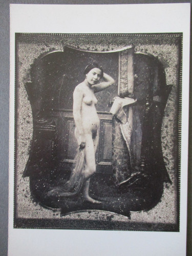 Postcard standing nude 1850 - postcard,