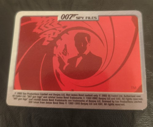 James bond 007 spy - -, files