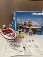 Playmobil 3225, Speed Boat, Missing Motor But Otherwise Complete