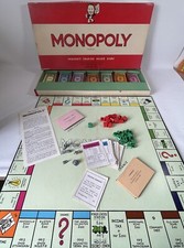  Monopoly Original Classic Waddingtons  1961 Edition Board Game vintage