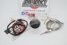 Blitz Mirror Drive 60mm Electronic Peak/Warn EGT Exhaust Gas Temperature Gauge