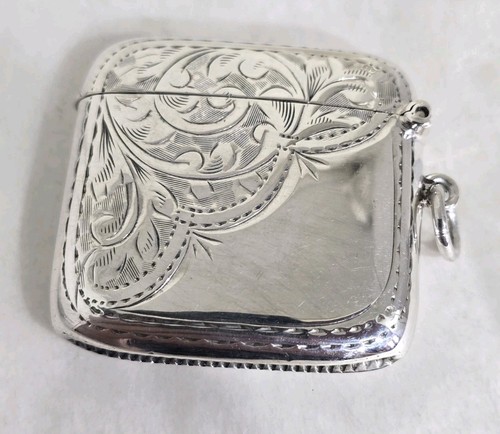 Antique sterling silver - , vesta