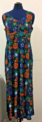 Ladies floral polmanter dress - ladies,