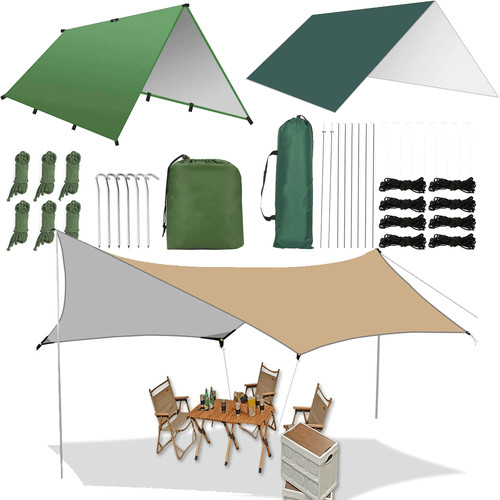 Rainproof camping tent - camping, tarp