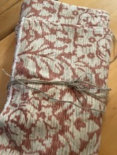 Terracotta Leaf design Fabric, Cotton 3.75mtr bolt