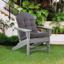 Patio Furniture Cushion High Back Seat Chair Lounger Pad Water-resistant Pillow