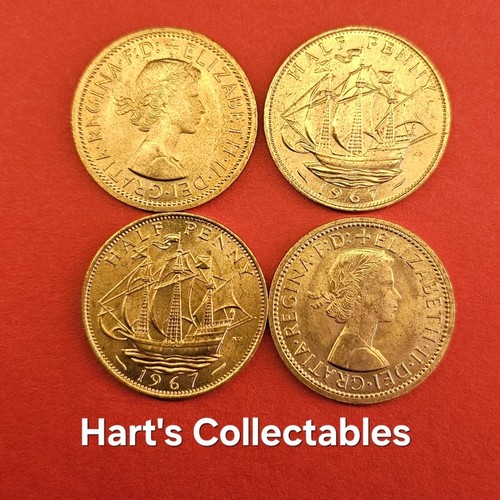 1967 half penny - 1967,