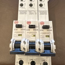 WYLEX 32 AMP CURVE C 10kA 30mA