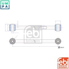 RODSTRUT WHEEL SUSPENSION 188187 FOR MERCEDES-BENZ OM 651.960 2.1L 4cyl GLE 3.0L