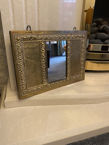 Vintage hammered brass - hammered,