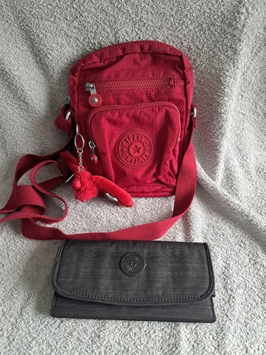 Kipling red gunne bag - red, and