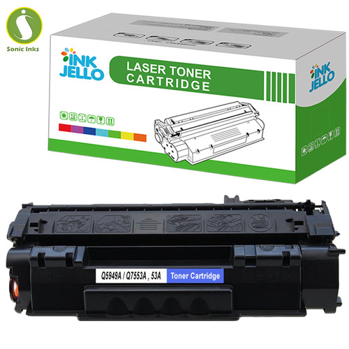 Black toner cartridge - black, 53a