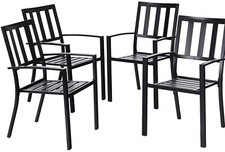 Patio Chairs Set of 4 Outdoor