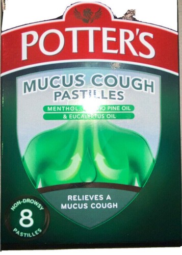 Potters mucus cough pastilles - cough,