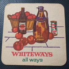 Whiteways cider beer mat - cider,