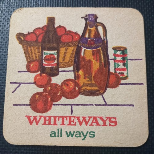 Whiteways cider beer mat - whiteways, mat.uk
