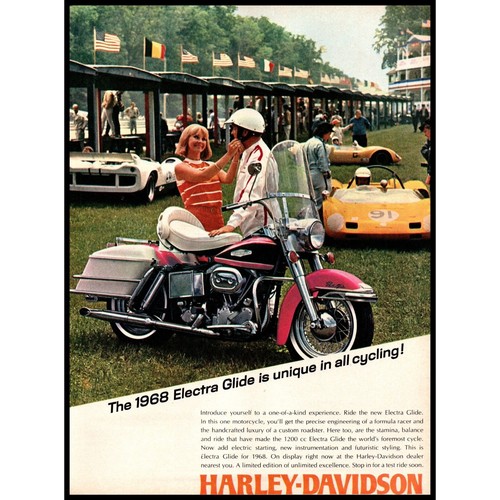 1968 electra glide cruiser - glide,