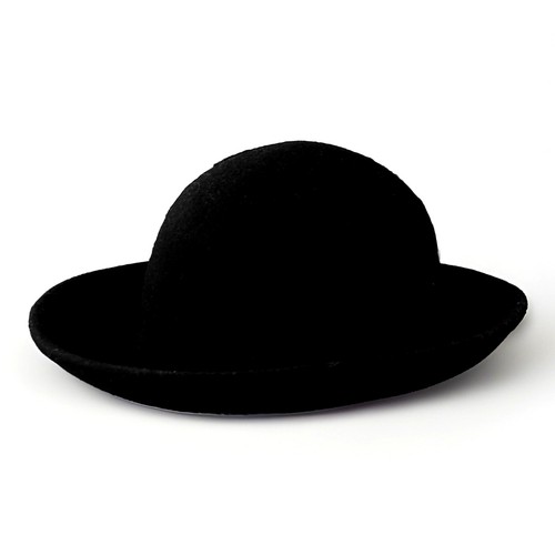 Formal black bowler - formal,
