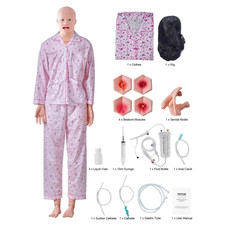 VEVOR Male/Female Manikin Model Anatomical Nursing Training Patient Care Teach