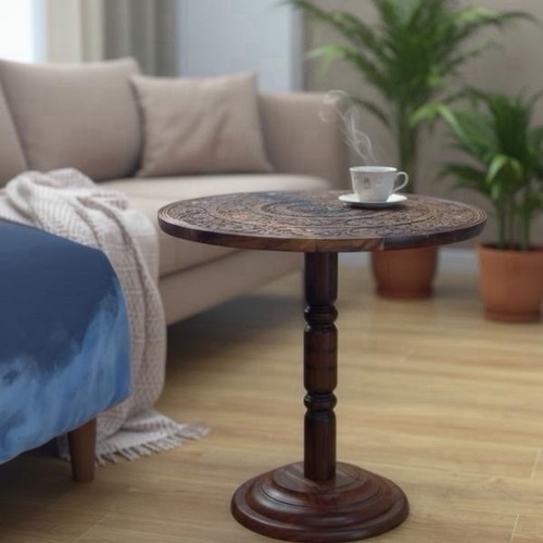 Hand carved rosewood folding - rosewood,