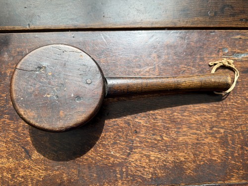 Antique saddler mallet - -,