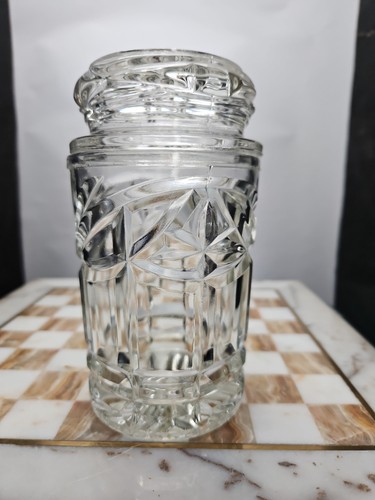 Vintage pressed glass bonbon - vintage,