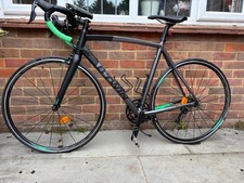 BTWIN Ultra 700 AF Road Bike - Large 58cms Grey & Green