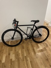 Nologo black single speed bike - black,