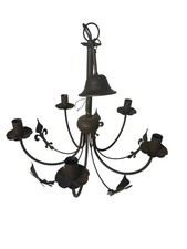 6 Arm Wrought Iron Chandelier