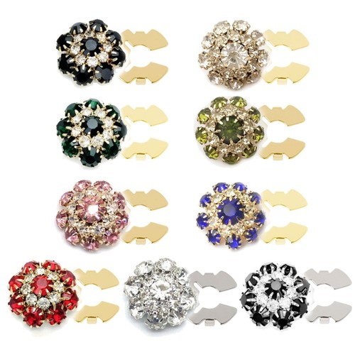 Rhinestones button cover - button,