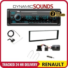 Renault Megane II, Scenic Kenwood Mechless DAB+ USB Stereo Upgrade Kit