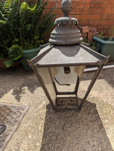 Victorian copper lantern - copper,