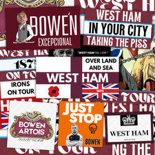 West Ham Inspired FAN Football ULTRA Stickers X50