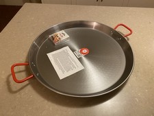60cm Polished Carbon Steel Paella Pan 