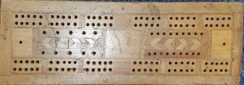 Wooden inlaid crib - inlaid, cribbage