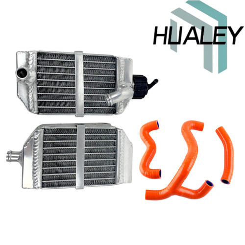 Aluminum radiator orange - aluminum, radiator+orange