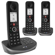 BT Advanced Trio Triple Cordless Phone Telephone with Answer Machine (090640)