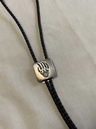 Vintage navajo silver bolo - silver,