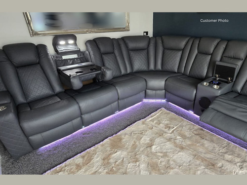 Electric recliner corner sofa - electric,