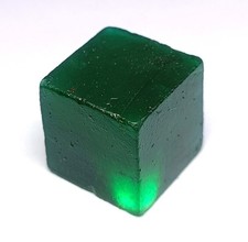 100 Ct Natural Green Emerald Rough Cube 22x23mm IGL Certified Gemstone  5ANA